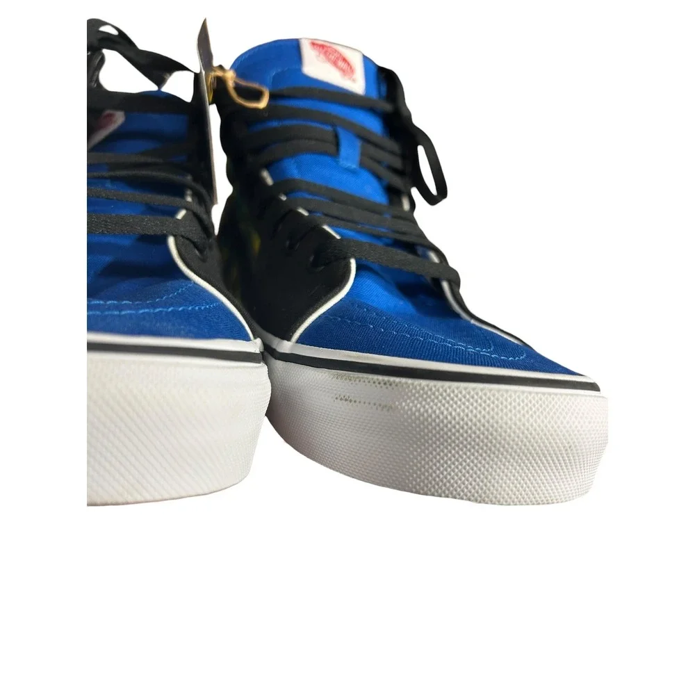 Vans x National Geographic Sk8-Hi Reissue‎ Blue Black Fish Print Mens 12 Sneaker